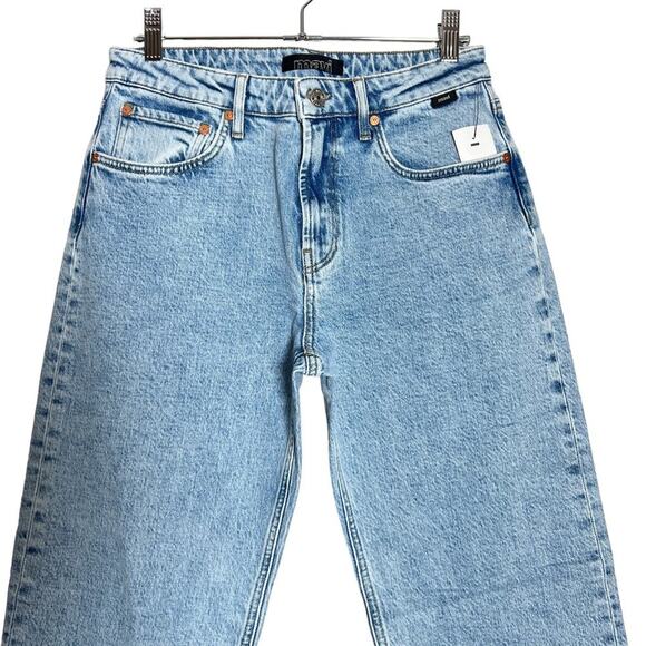 NEW MAVI High Rise Slim Boyfriend Jeans SIZE 26 x 31 Light Blue Recycled NWT - Picture 6 of 10